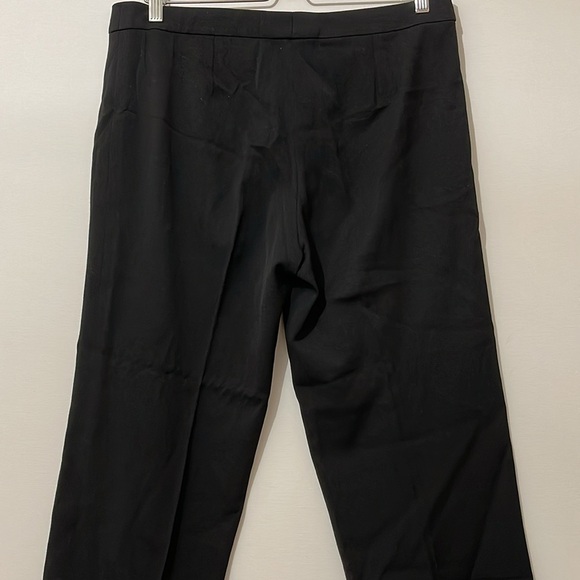 Armani Collezioni Vintage Wool Black Ankle Trousers - Picture 5 of 9